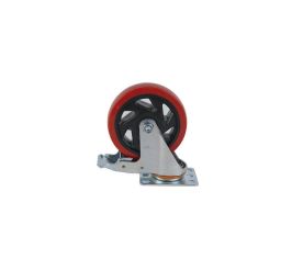 Колеса поворотные усиленные с тормозом (полиуретан)