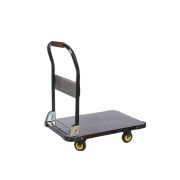 Тележка платформенная 600 кг TOR PH600 (720х470) со складной ручкой (пластиковые колеса 100 мм)