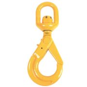 Крюк самозакрывающийся с вертлюгом TOR 8,0т (D)
