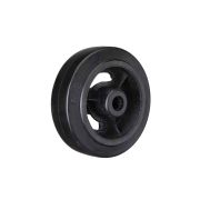 Колесо большегрузное D 63 160 мм резина на ось (F)