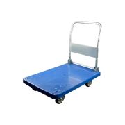 Тележка платформенная пластиковая 350 кг TOR PH350P (1100х650) со складной ручкой (резина 150 мм)