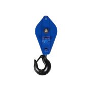 Блок монтажный однорольный с  крюком TOR 1 т с откидной щекой (S)*
