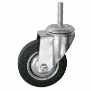 Колесо поворотное SCt 97 85 мм резина с болтом (F)