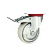 Колесо поворотное полипропилен SRCnb 63 160 мм с торозом (F)