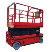 Подъемник ножничный самоходный 320 кг 11,8/13,8 м TOR AMSL1214 DC аккумуляторный