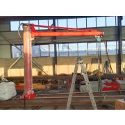 Кран консольный поворотный ручной TOR PSJ35050 500 кг, высота 3 м, стрела 5 м