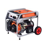 Генератор бензиновый 6,0 кВт 220В 27 л с электростартером и колесами TOR KM8000H