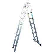 Лестница 2-х секционная алюминиевая шарнирная 2*8